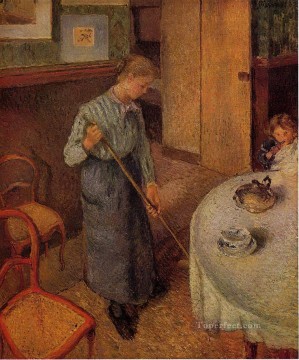  1882 Art Painting - the little country maid 1882 Camille Pissarro